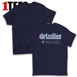 Navy Memphis Grizzlies Baseline Long Sleeve T-Shirt