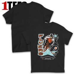 Philadelphia Flyers Black Lamp Lighter Franklin T-Shirt