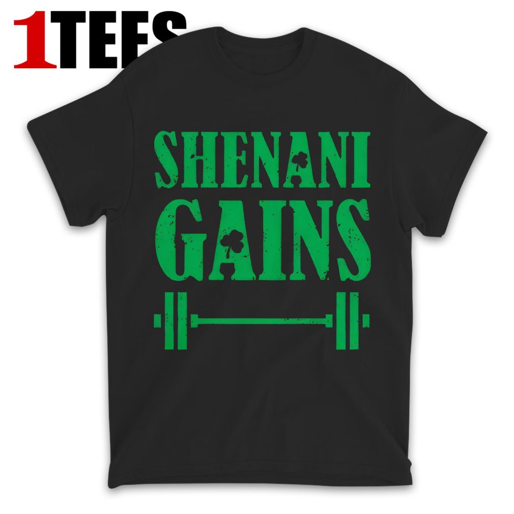 Shenani Gains Washed Gym T-Shirt - Front