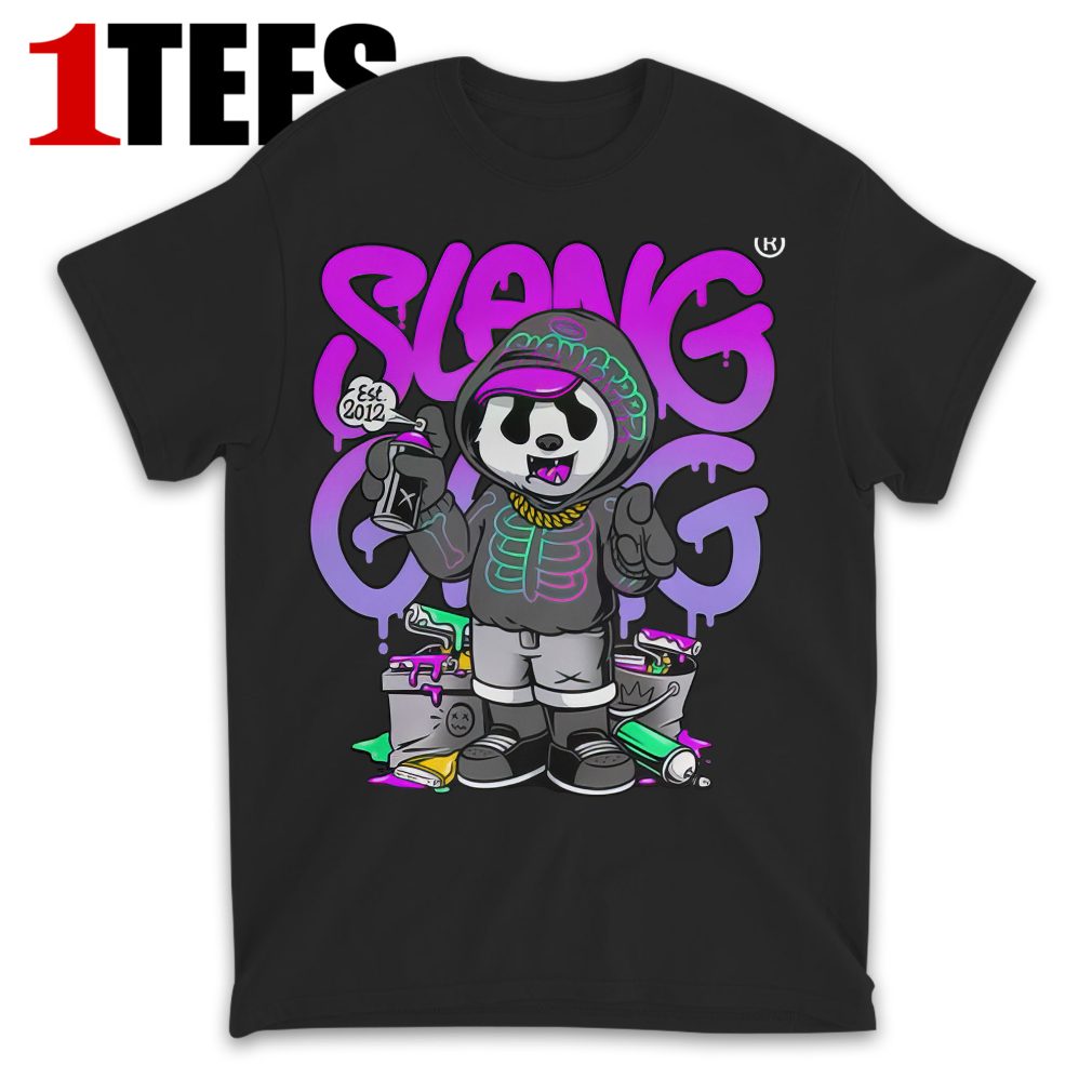 Slang GangPanda Graffiti T-Shirt - Front