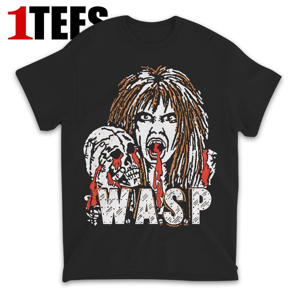 Crazy Skull Wasp Old T-Shirt - Front