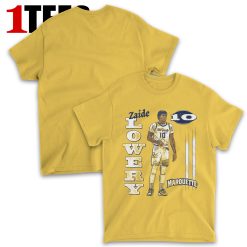 Zaide Lower Marquette Number 10 Basketball T-Shirt