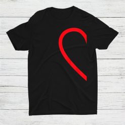 Half Heart Left Hand Side Love Couple Camisa Pareja Ropa Shirt