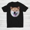 Happy Shiba Inu Doge Meme Smile Dog T Shirt Pink