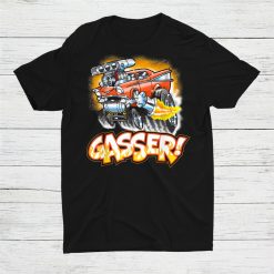 Hot Rod Gasser 57 Drag Racing Street Blown Car Shirt