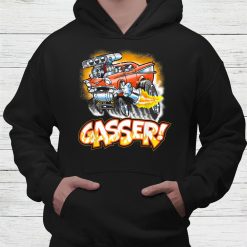 Hot Rod Gasser 57 Drag Racing Street Blown Car Shirt