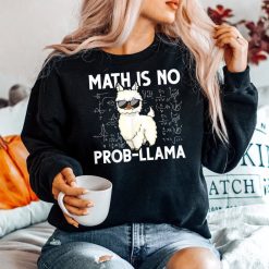 Nerd Geek Llama Alpaca Mathematician Math Shirt