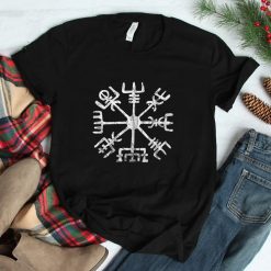 Vegvisir Viking Compass Rune Protection Symbol Celts Nordic Shirt