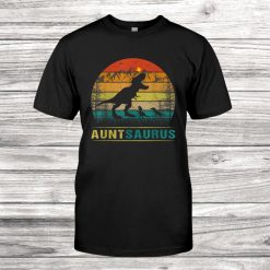 Auntsaurus T Rex Dinosaur Shirt
