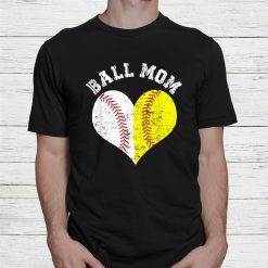 Ball Mom Baseball Softball Mama Team Sports Shirt