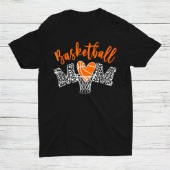Basketball Mom Cute Novelty Distressed Shirt