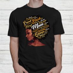 Black Mom Queen Afro African Woman Shirt