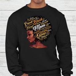 Black Mom Queen Afro African Woman Shirt