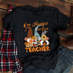 Catmom Paraeducator Thankful 2nd Grade Teacher Appreciation Shirt