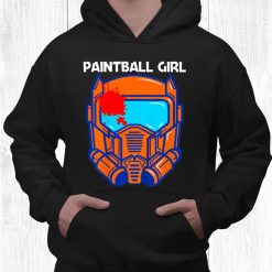 Cool Paintball Design For Girls Mom Air Weapon Splatter Game Shirt