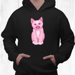 Cute Feline Cat Mom Lover Costume Kawaii Baby Pink Kitten Shirt