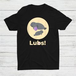 Cute Manatee Mom And Baby Shirt