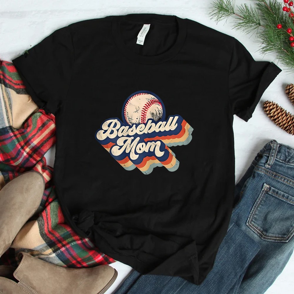 Funny Ball Mom Baseball Sports Lover Mothers Day Shirt