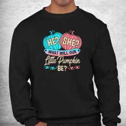 Gender Reveal Party Cute Pumpkin Baby Shower Mom And Dad Shirt