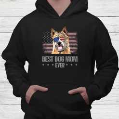 Glen Of Imaal Terrier Best Dog Mom Ever Retro Usa American F Shirt