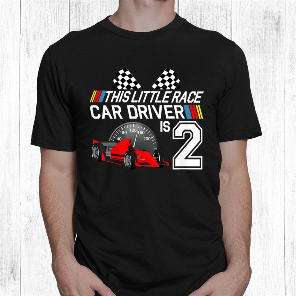 Kids Year Old Race Car Birthday Shirtnd Racing Party Tee