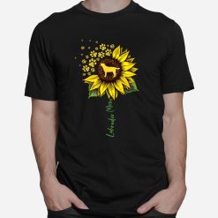 Labrador Mom Sunflower Labrador Retriever Mama Shirt