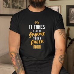 Lot Of Sparkle Cheer Mom American Football Sports Mama Shirt