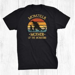 Mom Mother Of Monsters Women Christmas Mothers Day Shirt