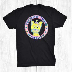 Preppy Art Yorkshire Terrier Yorkie Dog Lover Dog Mom Shirt