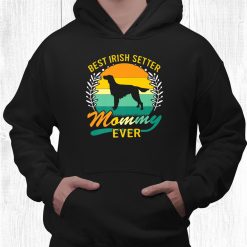 Retro Vintage Best Irish Setter Mommy Ever Shirt