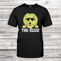 Retro Vintage Goldendoodle The Dood Lover Gift Dad Mom Kids Premium Shirt