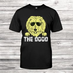 Retro Vintage Goldendoodle The Dood Lover Gift Dad Mom Kids Shirt