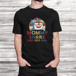 Retro Vintage Mommy Sharks Shirt