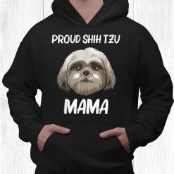 Shih Tzu Gift For Mom Mother Dog Puppy Owner Animal Funny Shirt