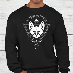Sphinx Mom Bastet Cat Mom Geometry Cat Daddy Shirt
