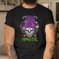 Spooky Mama Mom Momster Skeleton Shirt