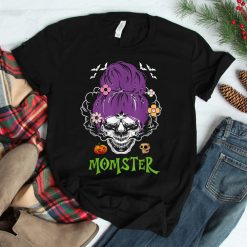 Spooky Mama Mom Momster Skeleton Shirt