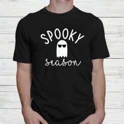 Spooky Season Ghost Fun Cute Halloween Boo Fall Mom Shirt