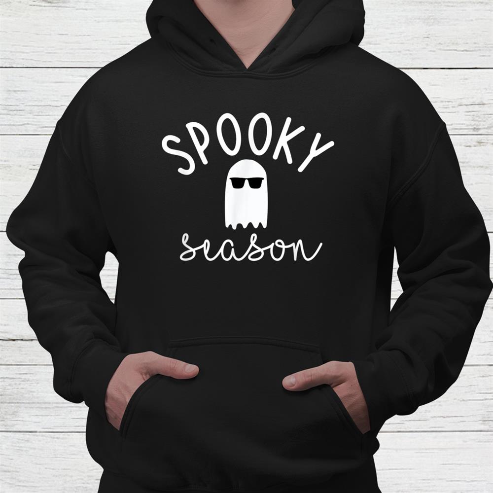 Spooky Season Ghost Fun Cute Halloween Boo Fall Mom Shirt