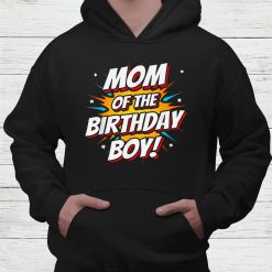 Superhero Party Comics Birthday Mom Of Birthday Boy Shirt
