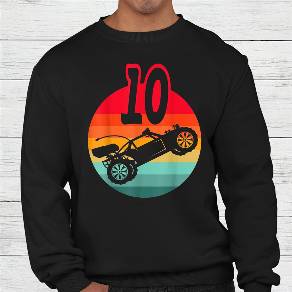 10th Birthday I Racing Gaming I Remote Control Rc Car Shirt