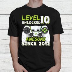 10yr Bday Son Boy Funny Gamer 10th 10 Years Old Birthday Shirt
