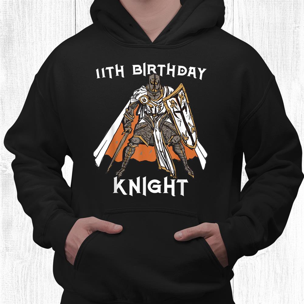 11th Birthday Knight Outfit Celebration Party Kids Knight Shirt