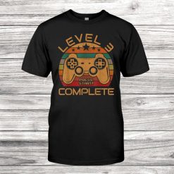 3rd Birthday Level Complete Gift Gamer Year Old Shirt
