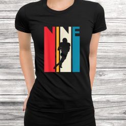 9th Birthday Gift Nine Vintage Football Birthday 9 Year Old Shirt