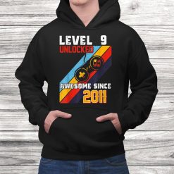 9th Birthday Level 9 Unlocked Born In011 Shirt
