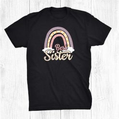 Best Sister Cute Rainbow Family Matching Kids Birthday Shirt