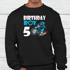 Birthday Boy 5 Birthday Boy Motocross Motorcycle Motorbike Shirt