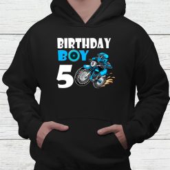 Birthday Boy 5 Birthday Boy Motocross Motorcycle Motorbike Shirt