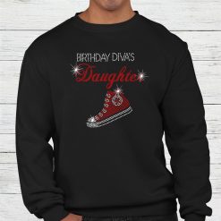 Birthday Divas Daughter Sneaker Bling Rhinestone Shirt